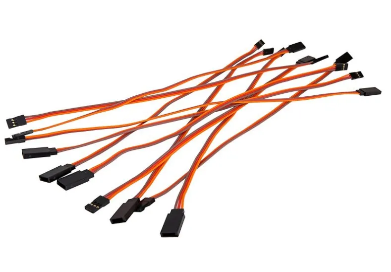 Câbles de servo RC pas chers, fils de 30 cm pour montages standards