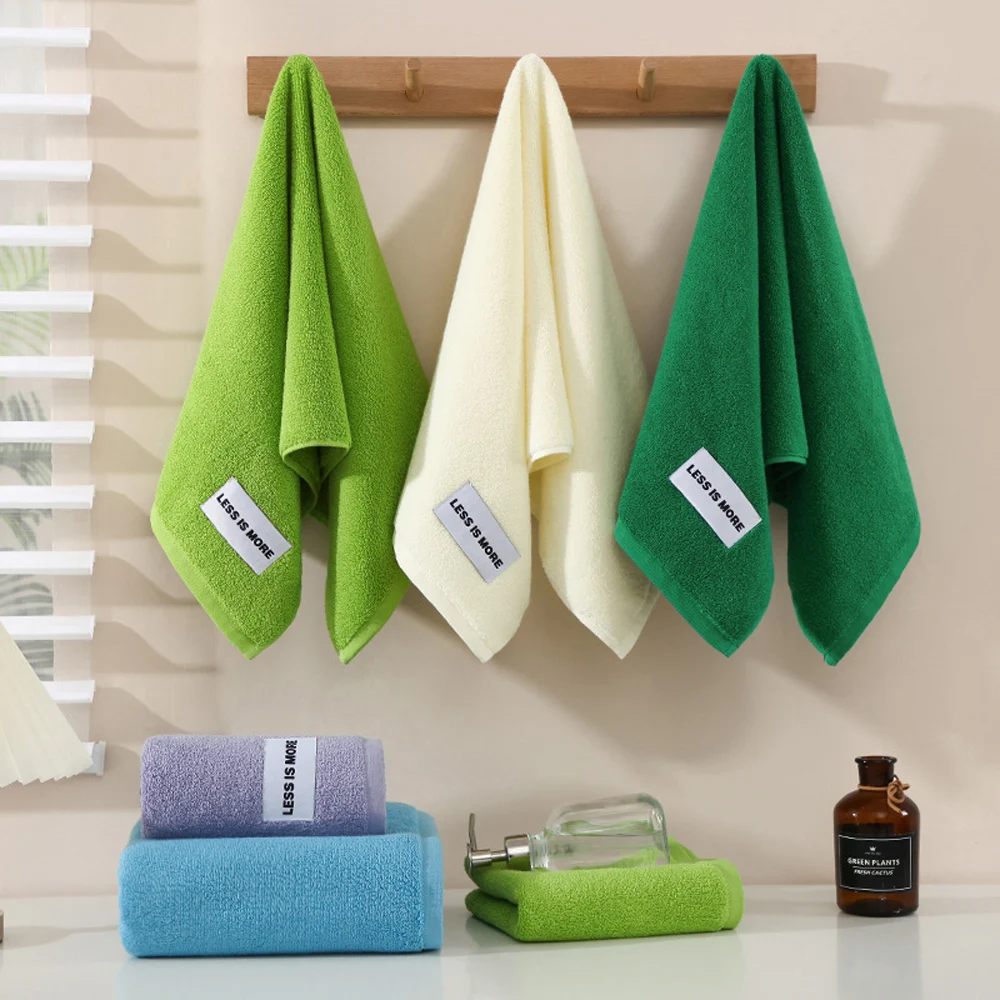 Bath Towel Set Soft Cotton Blend 2 Pack (27x54), Soft & Absorbent Towel  Set, Green for SPA Bathroom Bath Towels for Adults Chi - AliExpress