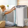 Full-Automatic Wash Machine Portable Compact 1.34 Cu.ft Laundry Washer Spin with Drain Pump 10 programs 8 Water Level Selections 3