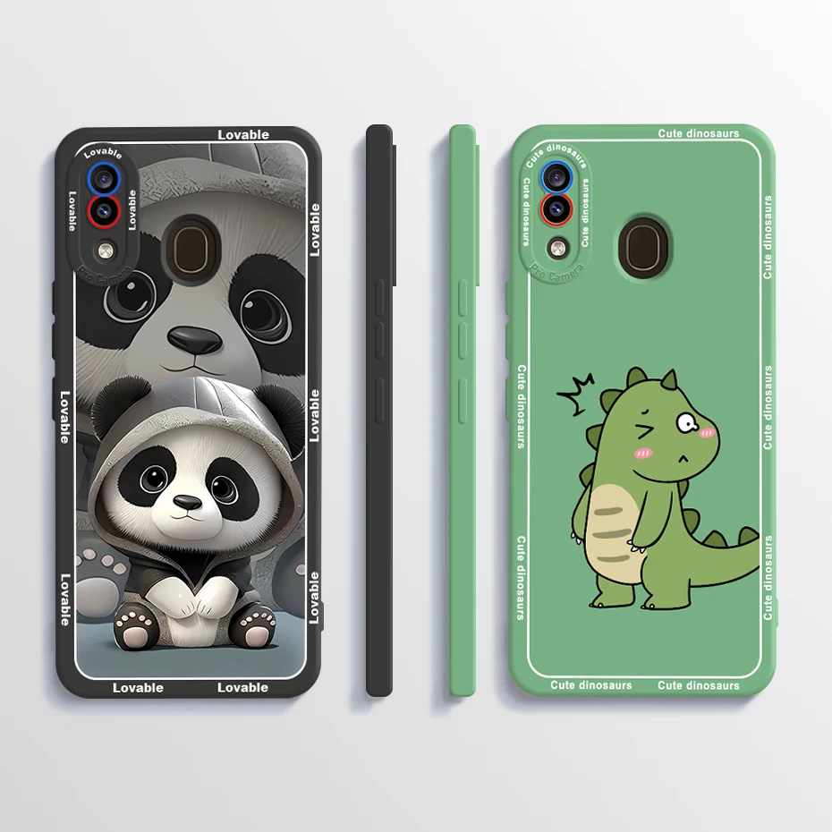 Custodia In Silicone Per Samsung Galaxy A30 Sm-A305F Custodia Per Telefono Panda Carino Per Samsung A30S A307F Fundas Galaxy A30 A 30 S Cover