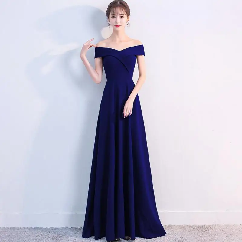 Off The Shoudler Evening Dresses A-link Floor Length Quinceanera Dress Multiple Colors Prom Gowns Vestido Plus Size Made Custom