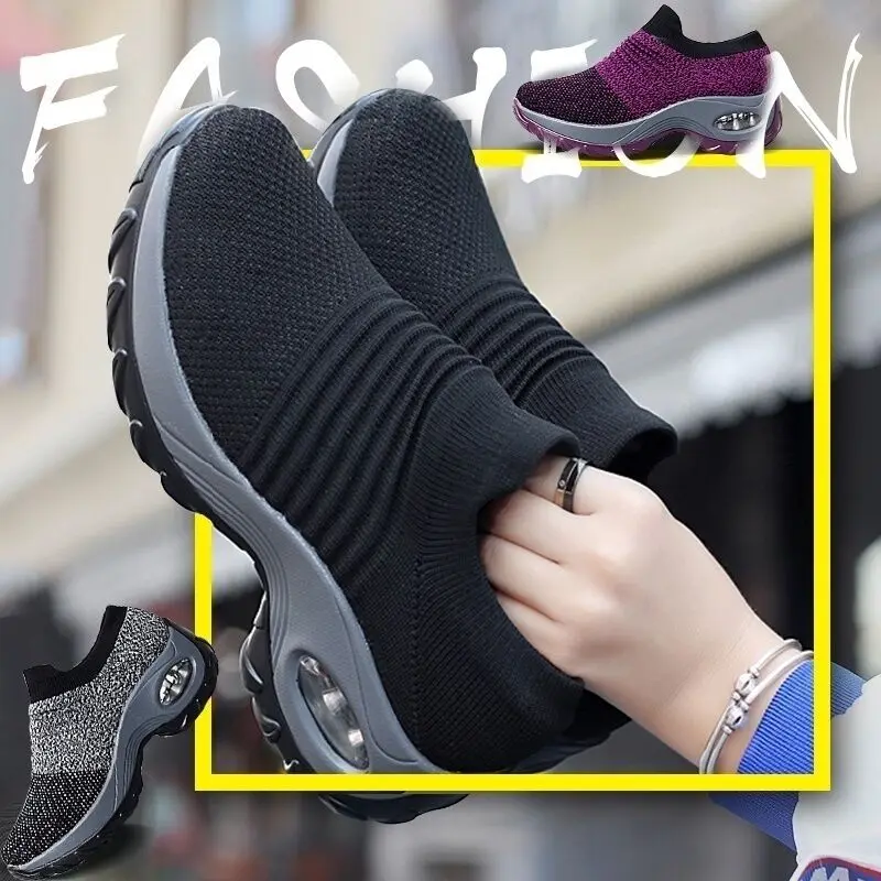 Women Running Shoes Breathable Casual Outdoor Light Weight Sports Walking Sneakers