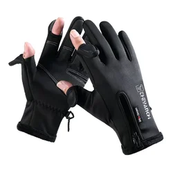Waterproof Thermal Touchscreen Winter Gloves - XXL (A-Black)