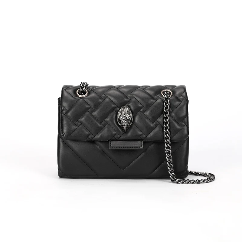 thumbnail image 1 of KURT GEIGER LONDON Bolsos de diseñador de moda para mujer Bolso bandolera de piel sintética con cadena única Bolso de mano de lujo para el trabajo, 1 of 5