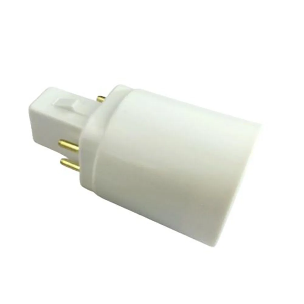 G24 to E26/E27 Adapter 1PCS G24Q Light Socket Adapter G24q to Screw Lamp Bulb Holder Converter White lamp holder,lamp bulb holder,socket converter,lamp socket adapter