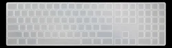Apple Magic Keyboard Silicone Cover - US English Numeric Pad Edition, Multicolor (Transparent)
