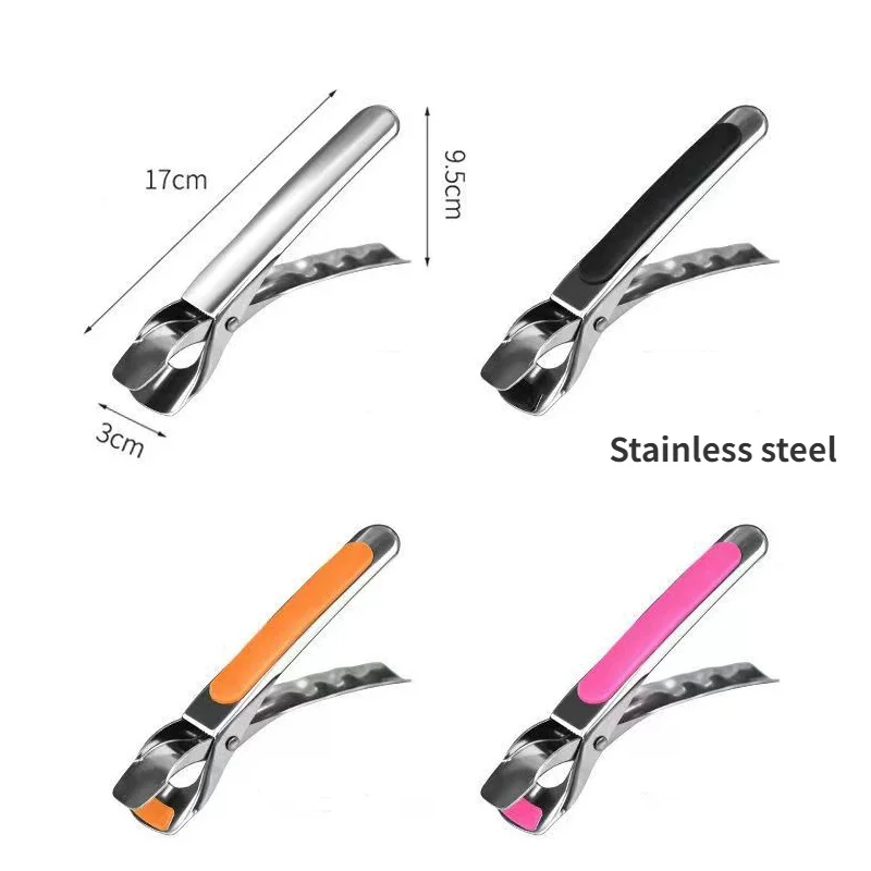 Anti-scald Gripper Clip Hot Dish Non-slip Plate Bowl Clip Retriever Tongs Silicone Handle Bowl Dishes Anti-scald Kitchen Tool kitchen tool,dish plate gripper,dish gripper,kitchen anti scald holder