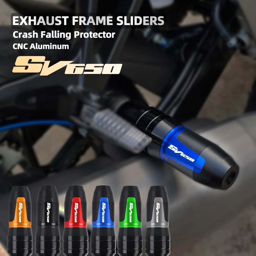 

FOR SUZUKI SV650 2013 20014 2015 2016 2017 2018 2019 2020 2021 accessories Exhaust Frame Sliders Crash Pads Falling Protector