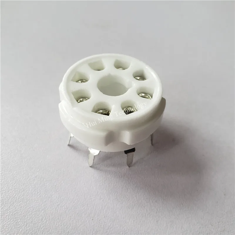

Ceramics Tube Socket GZC8-Y-2 GZC8-Y-2-G Seat Tube Holder For KT66 KT88 6SL7 6SN7 6V6 Amplifier Sockets