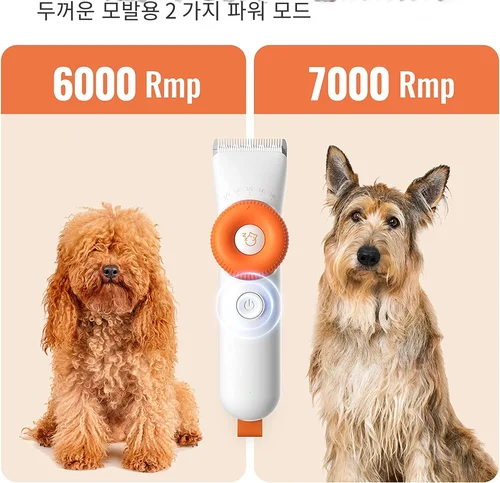 DOGCARE 애완견 미용 전기 이발기, 전문 무소음 이발기, USB 충전식 애완동물 미용 이발기 2