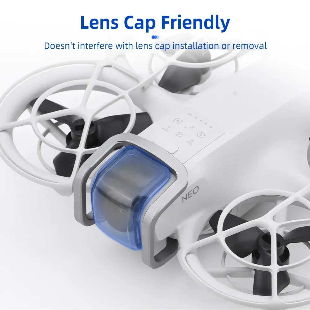 Protège Cardan DJI Neo Pare-chocs Silicone Gris Clair
