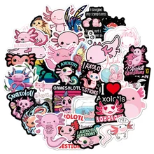 

10/30/50/100pcs Cute Animal Axolotl Graffiti Stickers Cartoon Decals Kids Toy Diary Scrapbook Fridge Phone Laptop Car Sticker