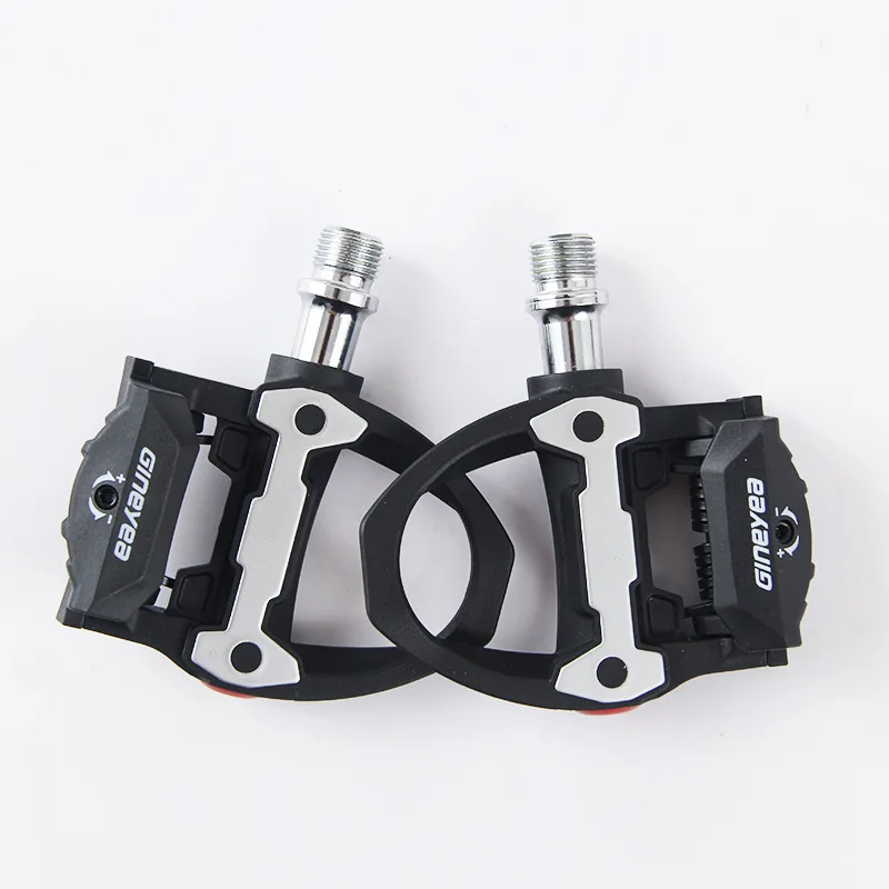 Jing Ye P601 Road Bike Self-locking Pedals Nylon Carbon Fiber Professional Lock Pedals With Cleats Bearings Cycling Parts