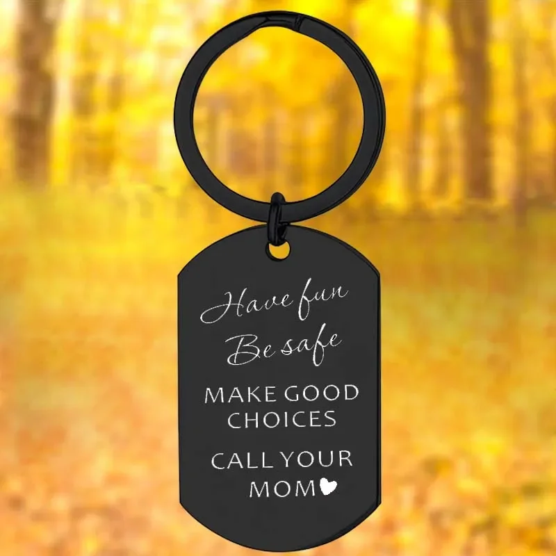 

To My Son I Love You Inspirational Keychain Boys Teen Birthday Graduation Key Chain Pendant Jewelry