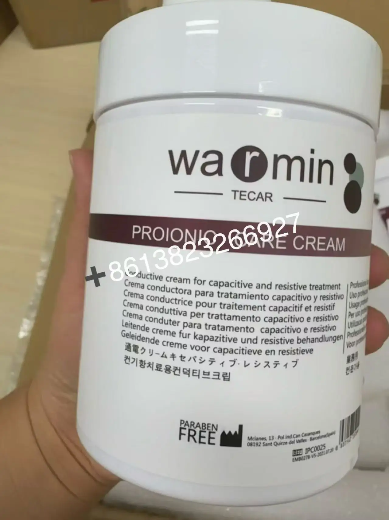 RF Cream for INDIBA Diathermy Tecar Therapy Machine RF Beauty Equipment 4