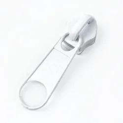 Zipper Slider Pack for Nylon Zips - Replacement Zip Pullers and Sewing Accessories (White)
