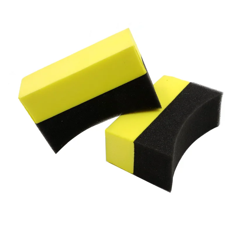 1pcs car tyre cleaning sponge cleaning dressing waxing polishing brush