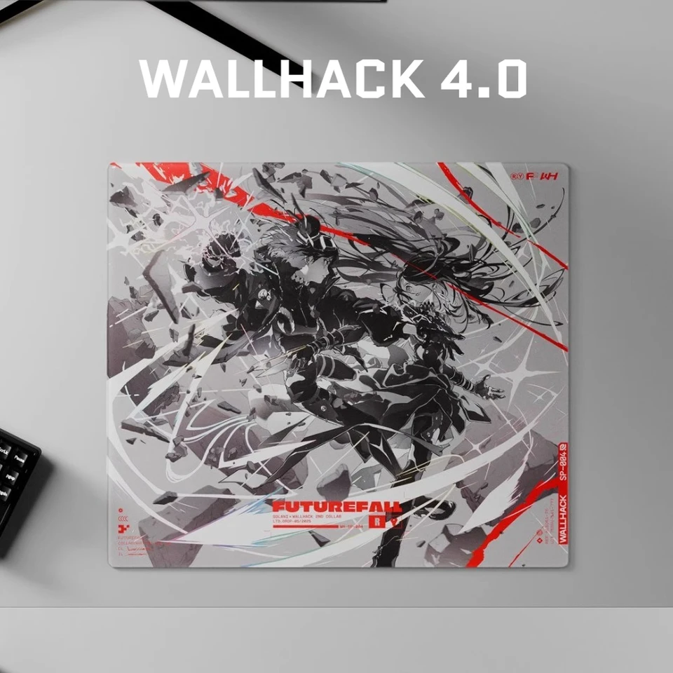 WALLHACK4.0 Futurefall ガラスゲーミングマウスパッドコピー