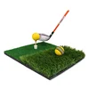 Dual Surface Turf Golf Practice Hitting Mat Portable Golf Hitting Mat Rubber Tee Holder and 6 Golf Practice Balls Included 2