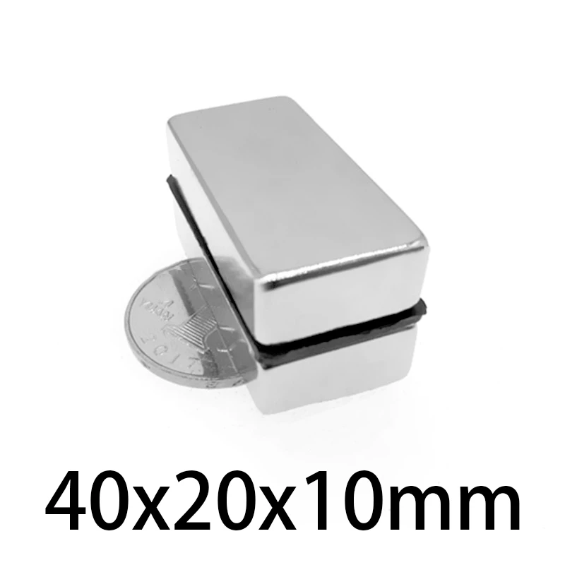 15pcs 40x20x10mm Quadrate Powerful Strip Permanent