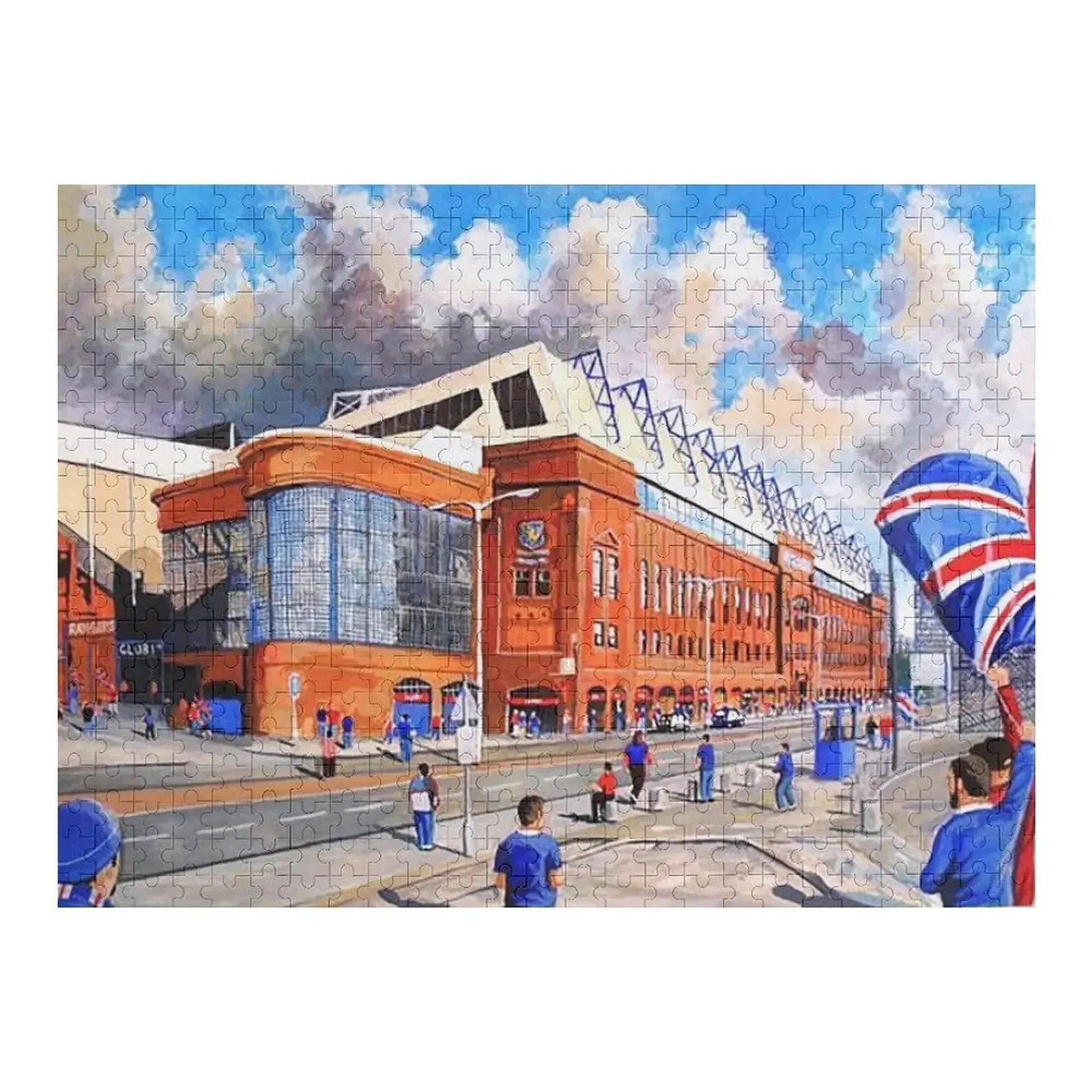 this is my stadium Jigsaw Puzzle Personalized Child Gift Customized Kids Gift Puzzle