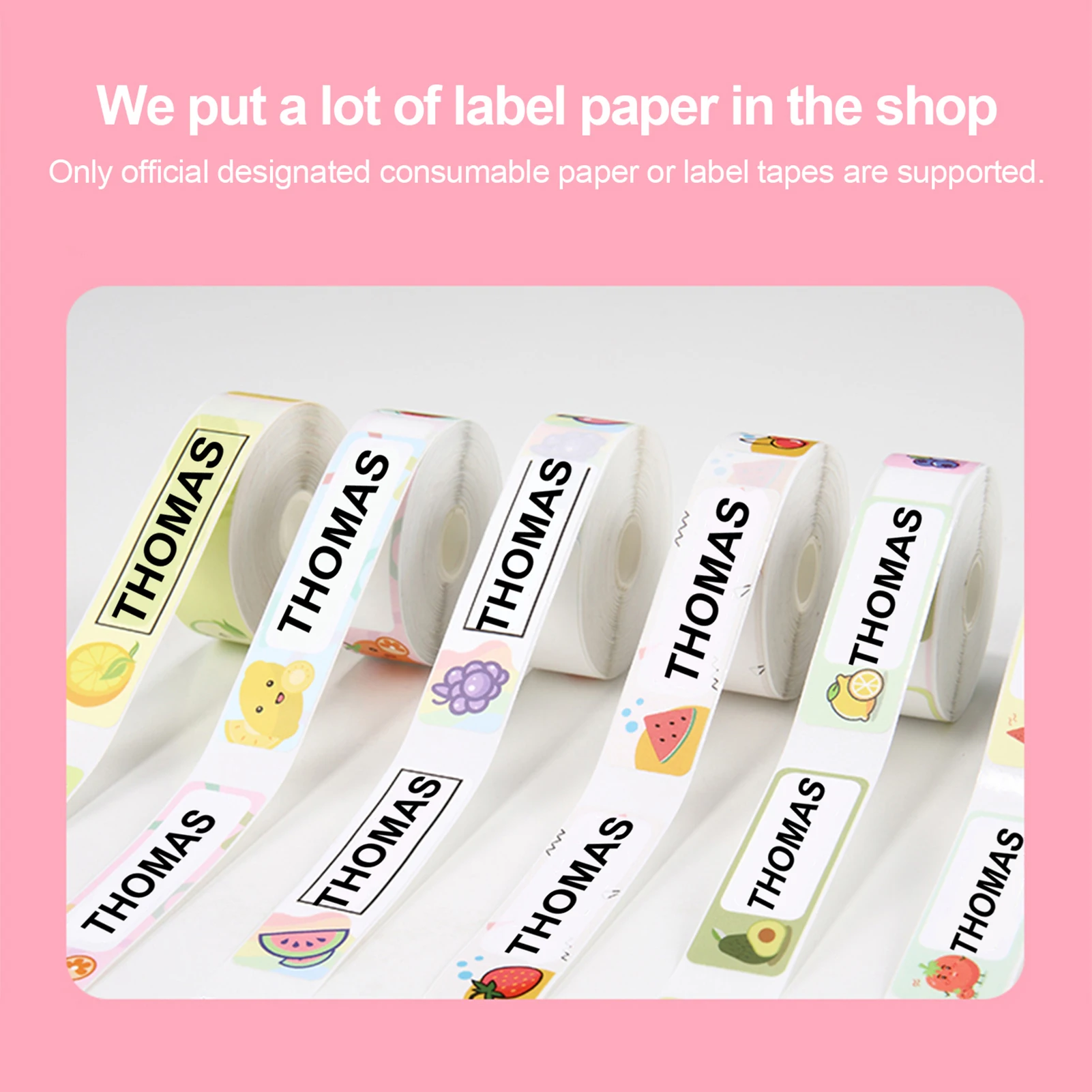 NIIMBOT D110 Label Printer Machine Mini Pocket Thermal Label Maker Printer All in One BT Connect Sticker Labeling Machine