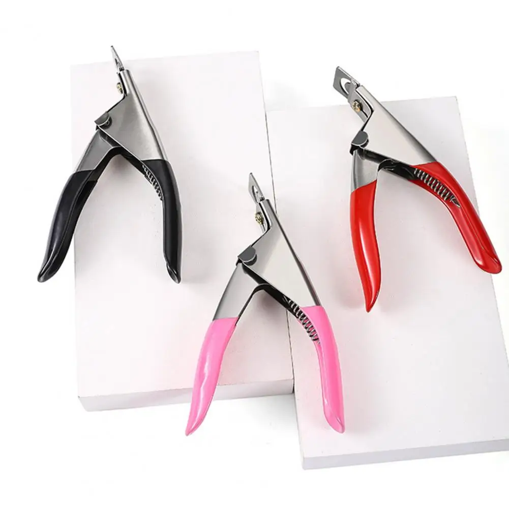 Practical Nail Clipper Strong Power French Manicure Fingernail Nail Clipper Ergonomic Handle Nail Art Clipper for Manicure 3