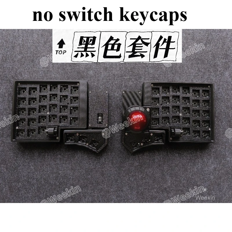 CCK-BALL スプリット トラックボール キーボード ワイヤレス デュアル