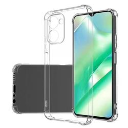 Premium Shockproof Clear TPU Protective Phone Case for VIVO Y27 5G (Clear)