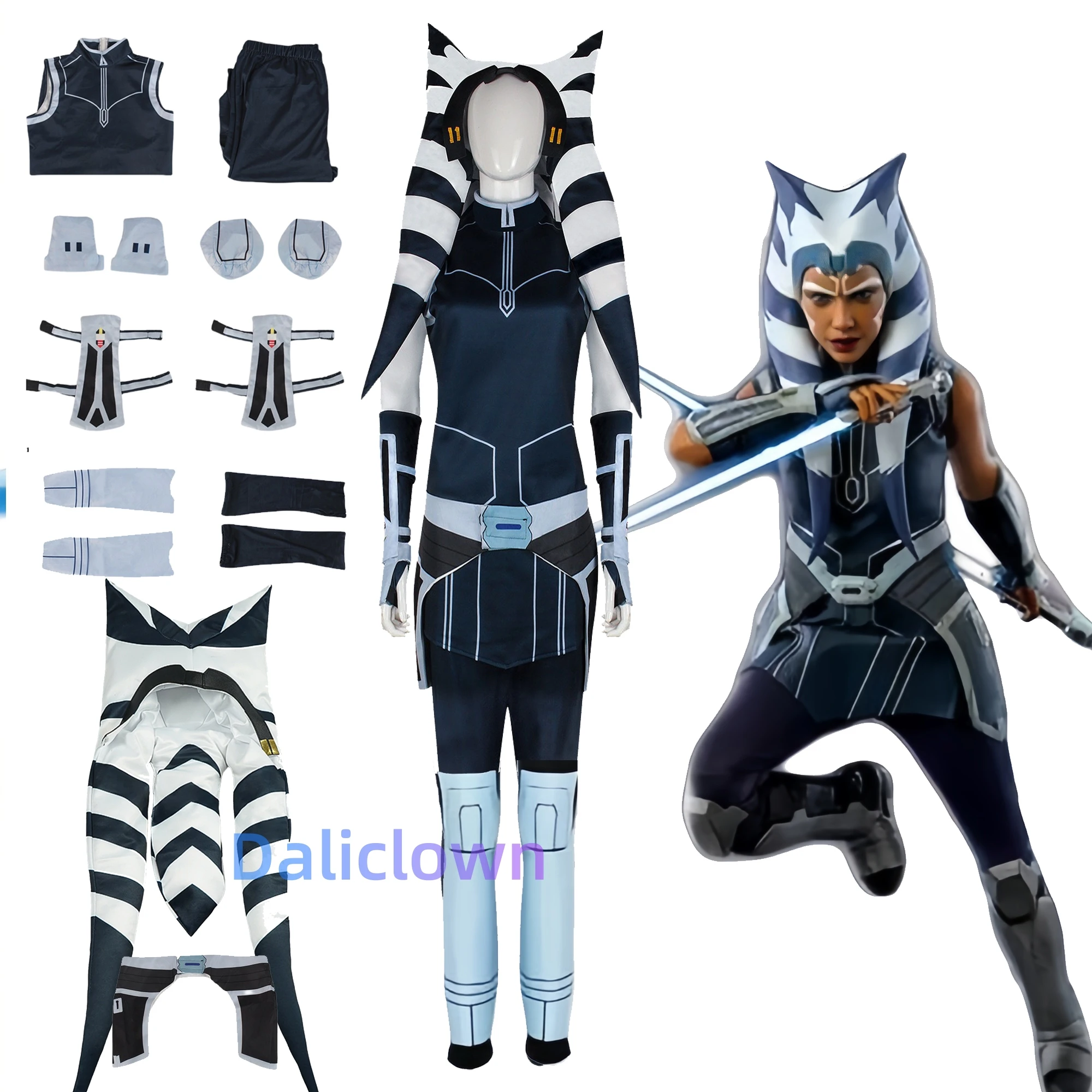 Volwassen Tano Cosplay Hoofddeksels Hoed Accessoires Halloween Carnaval