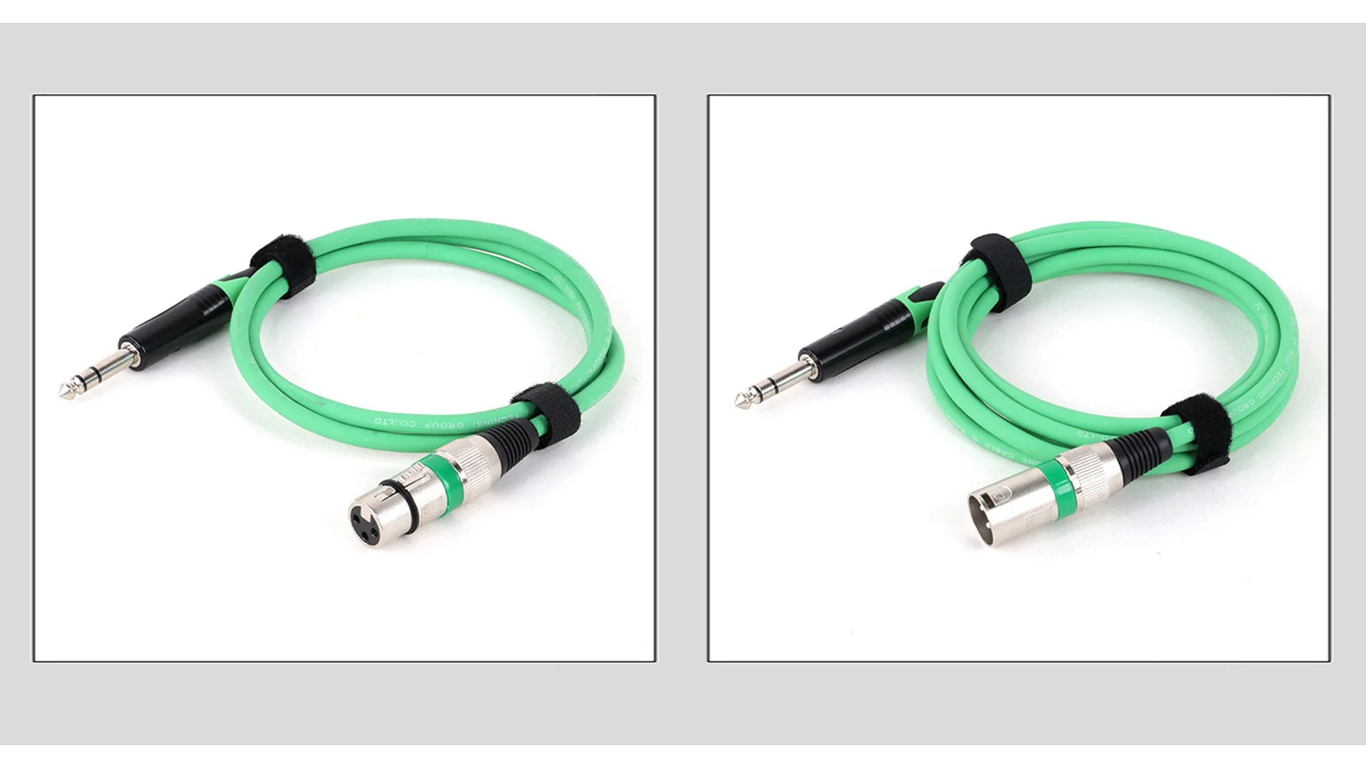 1 Stück hochwertige 6,35mm Stereo-Trs-Buchse an Stecker/Buchse 3-polig xlr ofc Audio geflochten abgeschirmt für Mikrofon mischer Verstärker usw. – Detail 4