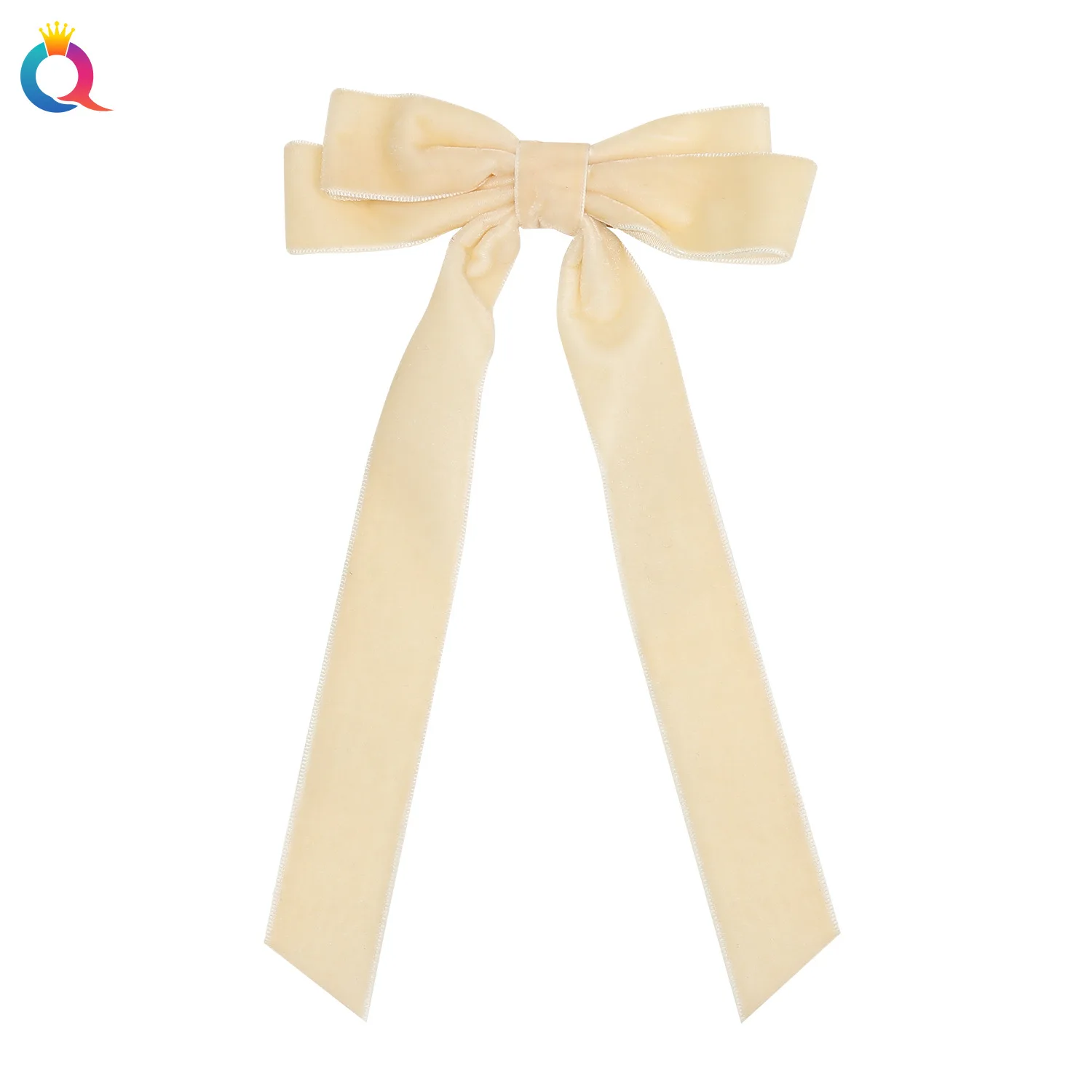 Trendy Samt Bogen Band Haarnadeln Frauen Kinder Mädchen Haar Clips Pin Barrettes Zubehör Haarspange Kopfschmuck Kopfbedeckung Ornament – Detail 18