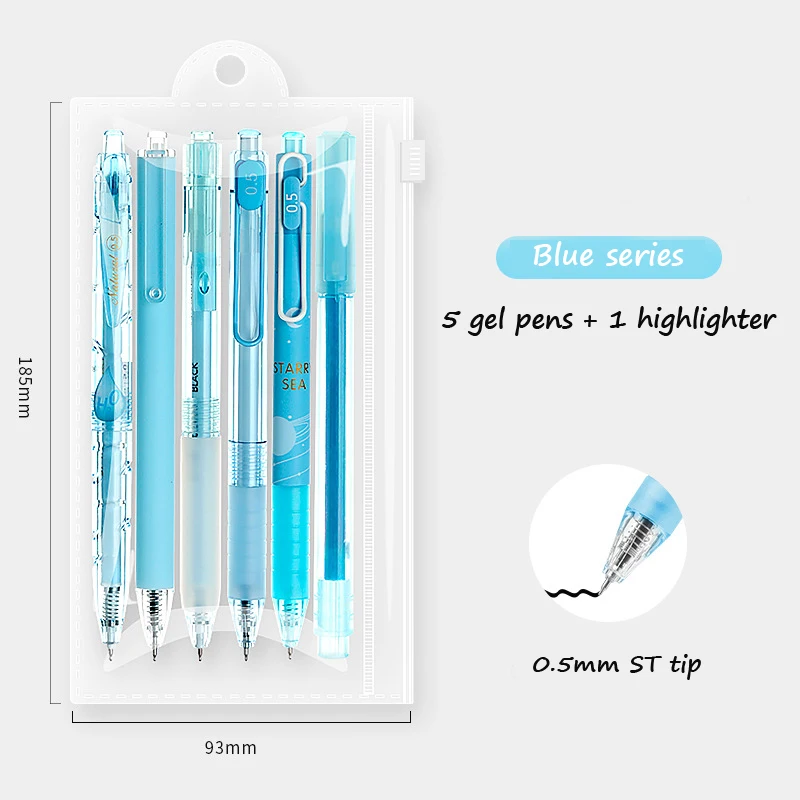 Yatniee Anime Stationery Kawaii Pen Cartoon Cute School Supplies Pens Kit Japanese  Pen Cute Things Gel Pen Writing Tools