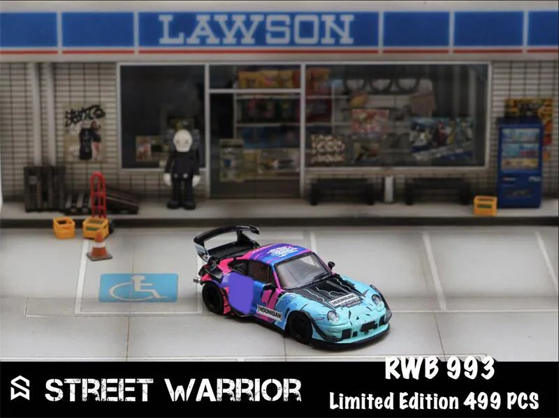 

Модель автомобиля под давлением SW 1:64 RWB 993 Block 43 limited 499