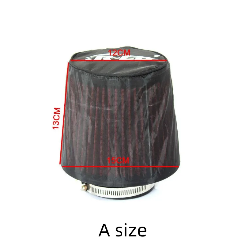Car Air Filter Protective Cover Waterproof Oilproof Dustproof For Cylindrical High Flow Air Intake Filters