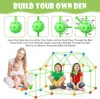 221pcs Construction Forts Building Kits Creative Castles DIY Fort Kit | Fort Building Set | Play Tent Indoor/Outdoor Kids Toys 3