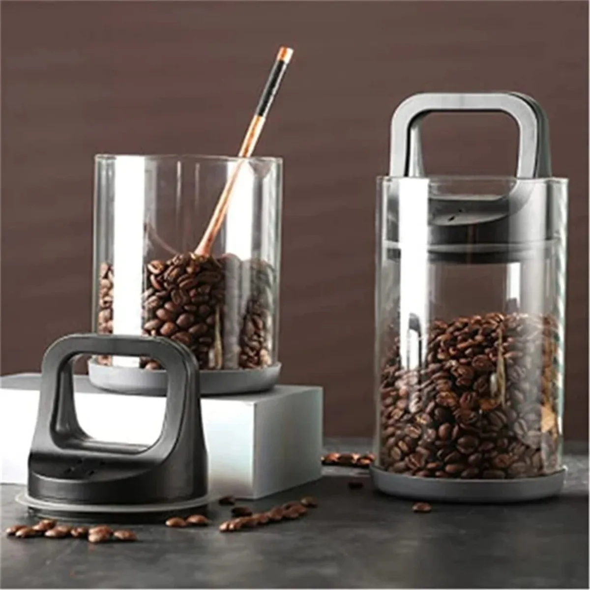 Premium Coffee Canister with Vacuum Seal