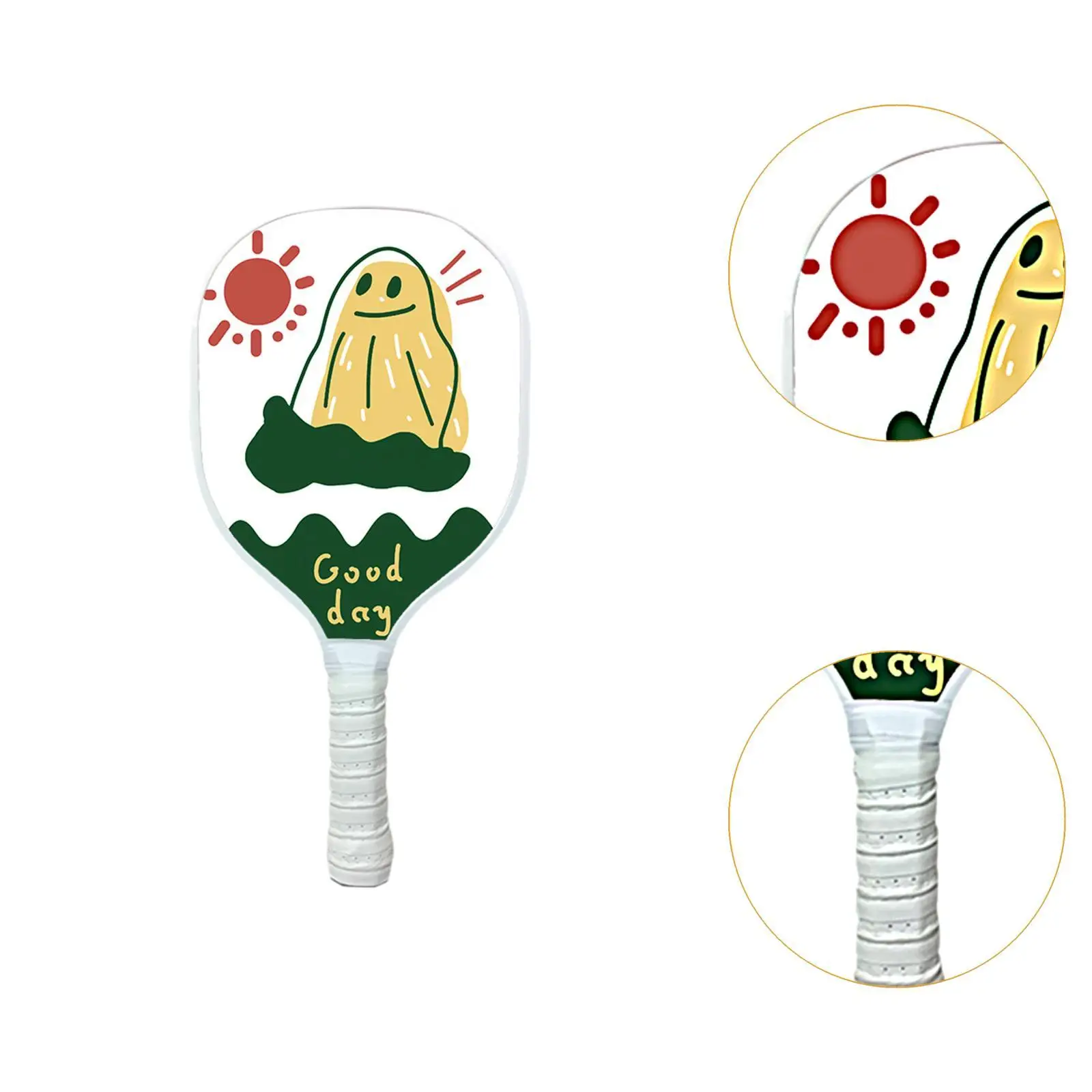 Pickleball Racket Comfortable Wood for Tournament Sports Supplies Men Women