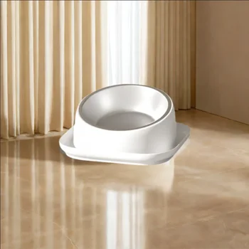 Tilted Cat Feeding Bowl 1