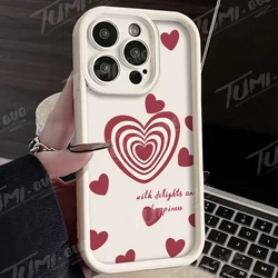 Vibrant Rainbow Love Heart Phone Case - Soft Silicone TPU Back Cover for OnePlus Nord 2 5G (TYW-197TYJT24114302)