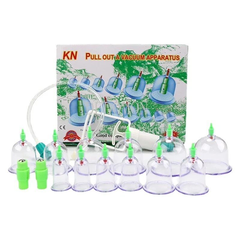 Medical Vacuum Cans Cupping Cup 6 12PCS Cellulite Suction Cup Therapy Massage Anti-cellulite Massage Cupping Therapy Kit cupping massager,massage cup,cupping set,vacuum facial cupping
