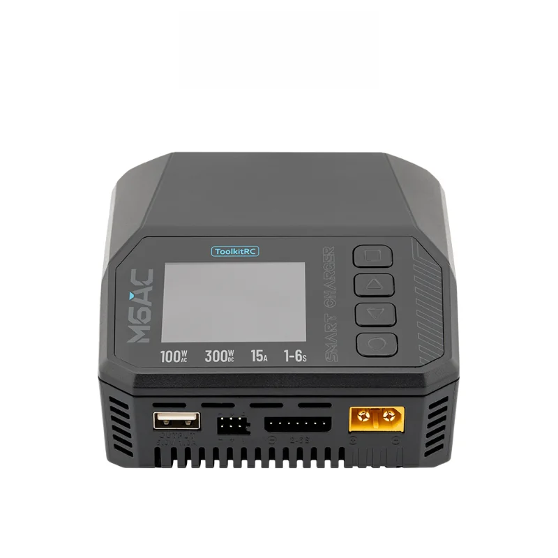 ToolkitRC M6AC RC Lipo зарядное устройство 300 Вт Smart Battery Balancer Зарядное устройство для 1-6S Lipo LiHV Life 1-16S NiMH батареи thumbnail 4