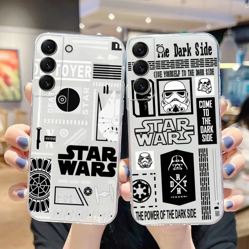 

Star Wars Stormtroopers Phone Case For Samsung Galaxy S22 S21 Ultra S20 S30 FE S8 S9 S10 5G Plus Lite Soft Transparent Cover