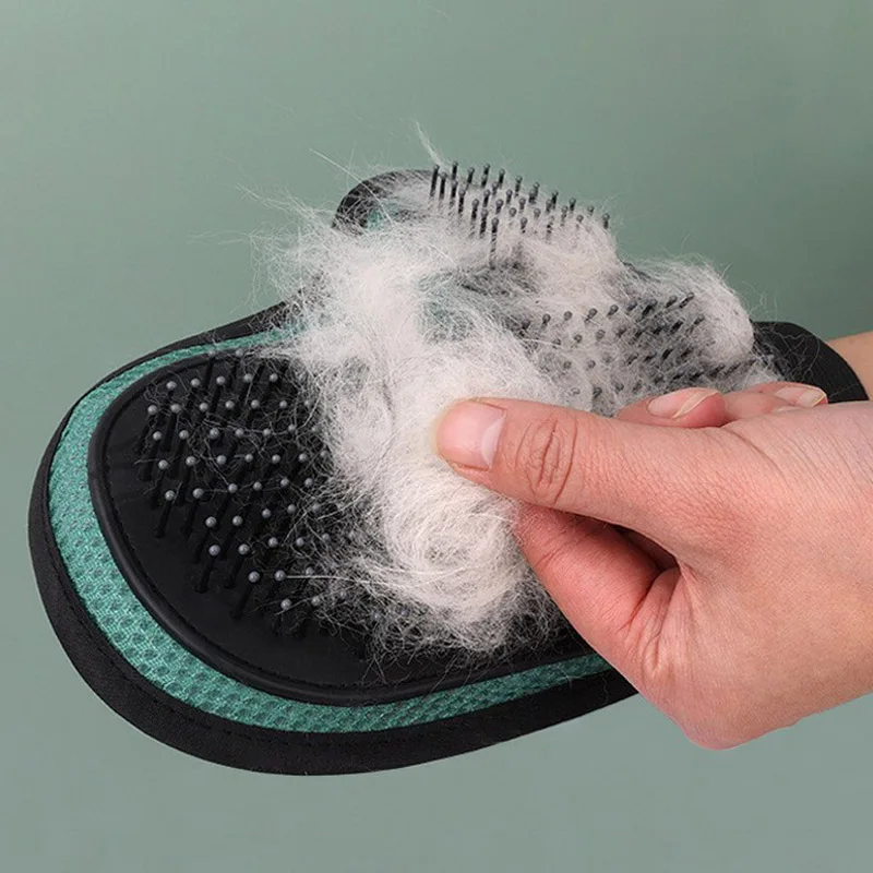 Pet bath massage cat gloves cat dog defluffing hair comb Fur Hair Deshedding Gentle Efficient Combs Pet Bathing Massage Products