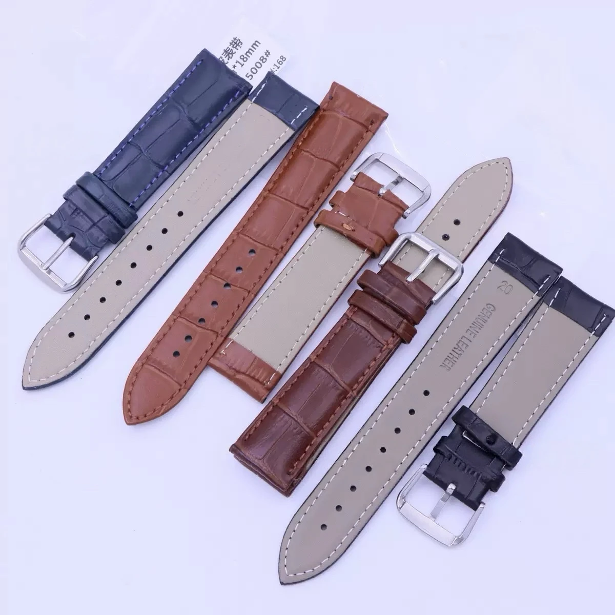Premium Leather Watch Strap - Universal Replacement