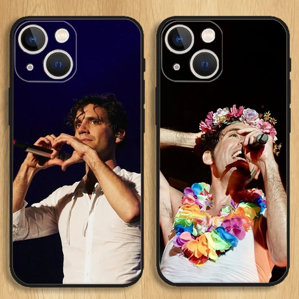 

Singer Mika Phone Case For iPhone15,14,13,12,11,Pro,Max,Plus,Mini,X,XS,XR,8,7,6,S,Plus,SE Soft Black Case