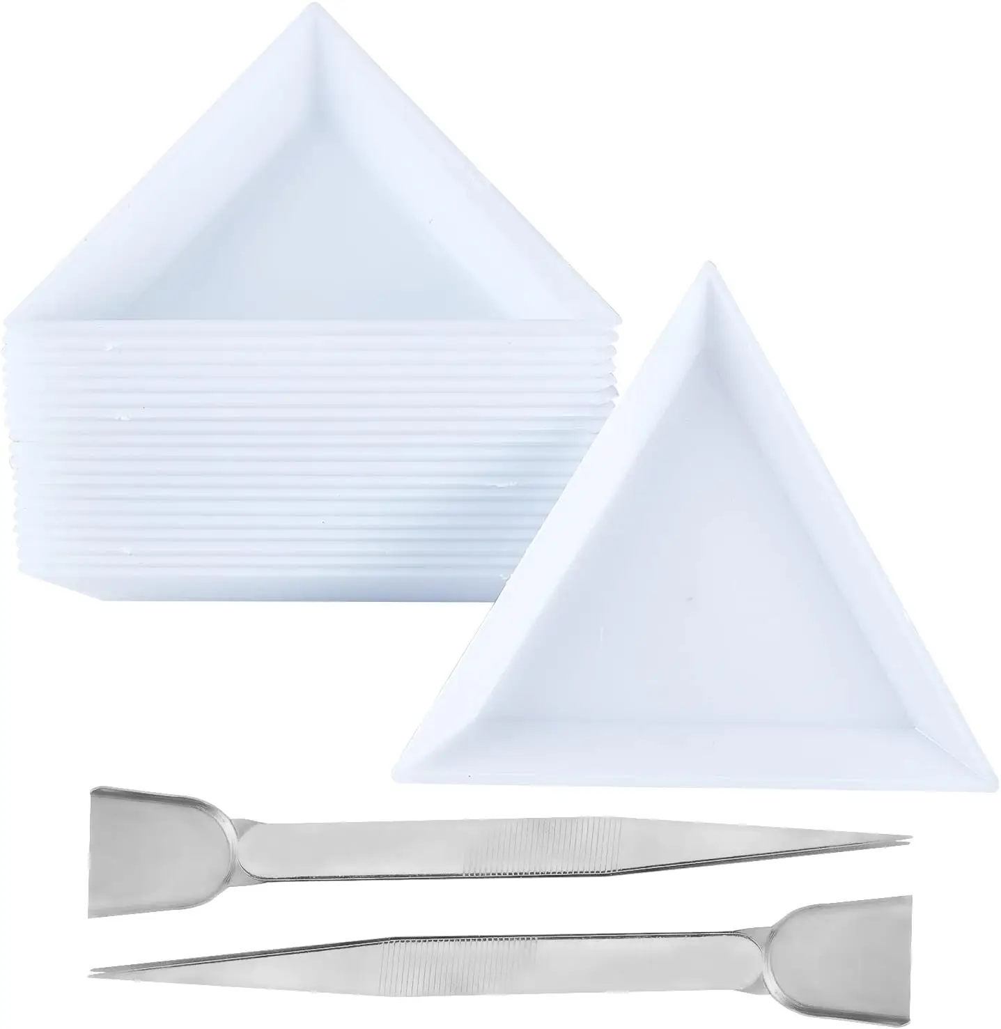 1/10Pcs Triangular Tray Boxes Tweezers for Rhinestone Diamond Stotrage Handmade Supplies Jewelry Display Organizer Accessories 1/10Pcs Triangular Tray Boxes Tweezers for Rhinestone Diamond Stotrage Handmade Supplies Jewelry Display Organizer Accessories