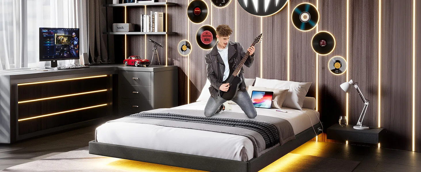 floating bed frame