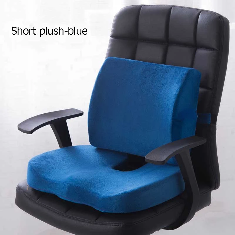 ideal comodidad almohadilla de asiento para silla de oficina Dinámico Cool Max Asiento ortopédico de espuma de memoria cojín para asiento de coche alivio del dolor y cadera Shaping 