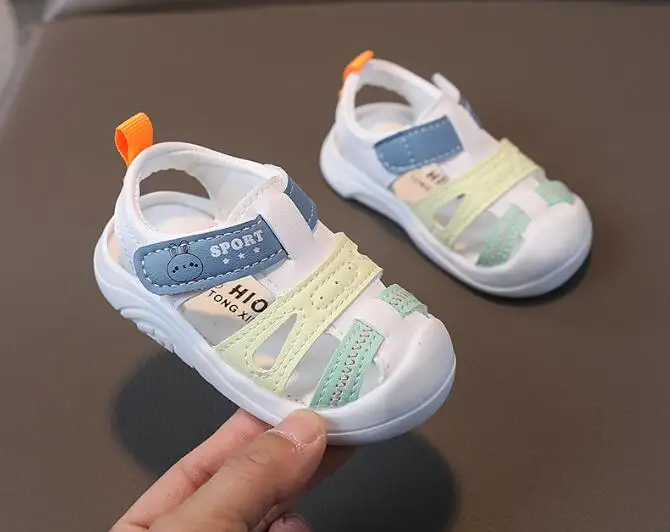 Children Casual Breathable Infant Running Sneakers Boys Kids Mesh Breathable Anti-Slip Walking Toddler Non-Slip Soft Soled Shoes
